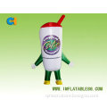 Lovely drinks Inflatable Moving Cartoon for advertising